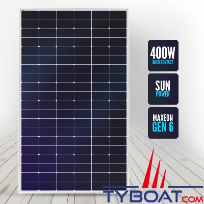 Seatronic - Panneau rigide - Sunpower Maxeon 6 Back Contact - 400 watts - 1744*1035*40 mm 