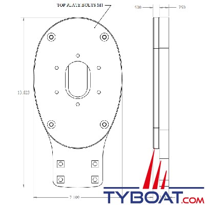 Seaview - Platine modulaire - pour caméras Comnav, FLIR  Raymarine - ADA-F1 