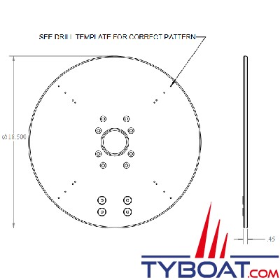 Seaview - Platine modulaire - pour KVH, Intellian, Raymarine, SeaTel - ADA-S2