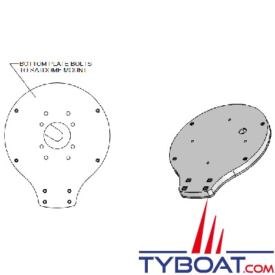 Seaview - Platine modulaire - pour satdomes Intellian, KVH, Thrane & Thrane - ADA-S4