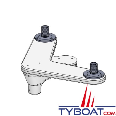 Seaview - Platine pour la pose de 2 GPS en haut d‘un bras pour feux