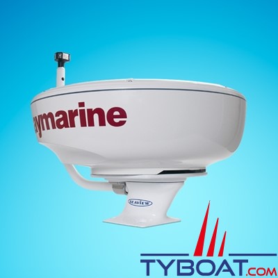 Seaview - Support modulaire simple - inclinaison avant - hauteur 127mm - pour radar, Satdome, antenne poutre - PMF-57-M1