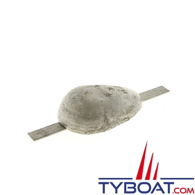 Anode à souder - alliage zinc « dopé » magnésium - 2.2 kg