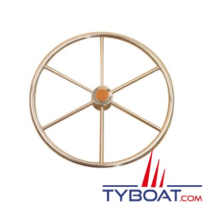Gouvernail - Barre à roue inox Atlantic - 700 mm