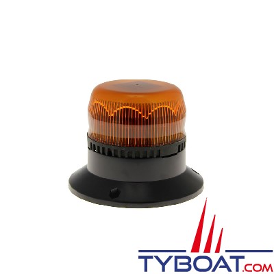 Gyrophare à Led - Embase ISO - Orange - 10-30V TYBOAT GYLEDO