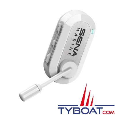 Sena Marine - Oreillette intercom avec micro NAUTITALK CREW Solo Blanc