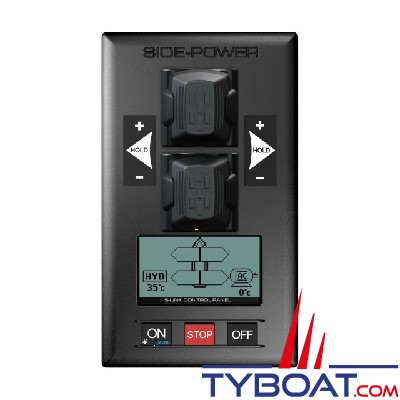 Side Power - Commande joystick double pour les propulseurs hydrauliques - 12/24V S-Link - PJC222