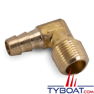 Sierra - Coude 90° - tuyau Ø 10 mm x 3/8 NPT - mâle