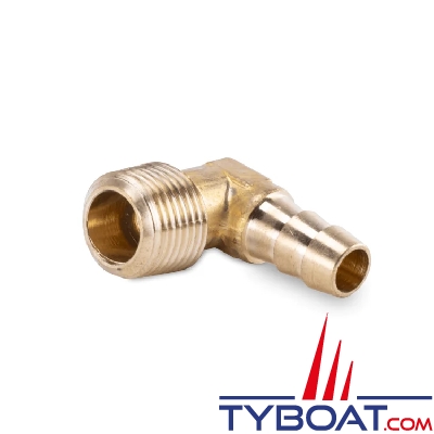Sierra - Coude 90° - tuyau Ø 10 mm x 3/8 NPT - mâle