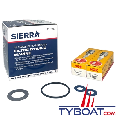 Sierra - Kit entretien compatible moteur Mercury 15/20CV 4T EFI