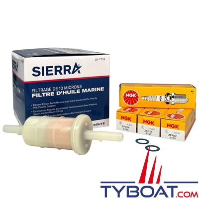 Sierra - Kit entretien compatible moteur Mercury 150CV 4T EFI, SEAPRO, PRO XS