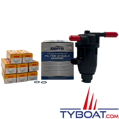 Sierra - Kit entretien compatible moteur Mercury 200 A 300CV 4T EFI V8 DONT VERADO