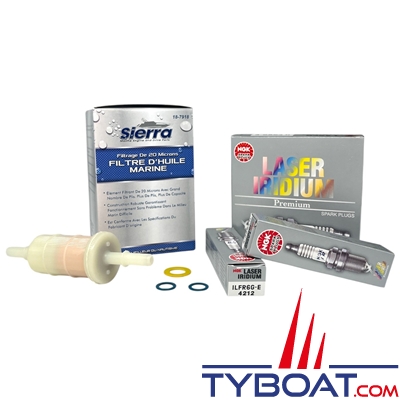 Sierra - Kit entretien compatible moteur Mercury 200 A 300CV VERADO L6 (GEN 5)