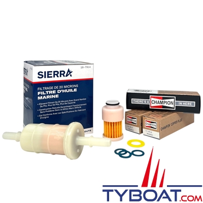 Sierra - Kit entretien compatible moteur Mercury 30/40CV 4T EFI (3 Cyl)