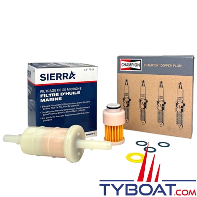 Sierra - Kit entretien compatible moteur Mercury 40/50/60CV 4T EFI (4 Cyl)