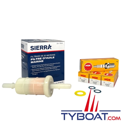 Sierra - Kit entretien compatible moteur Mercury 80 A 115CV 4T EFI (2.1L)