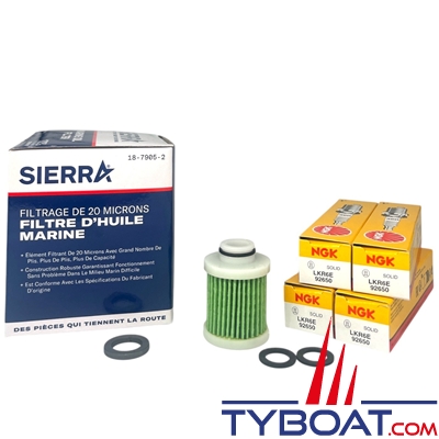 Sierra - Kit entretien compatible moteur Suzuki  DF100C, DF115, DF140B (21&+)