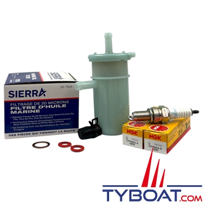 Sierra - Kit entretien compatible moteur Suzuki  DF25A, DF30A (15-18)