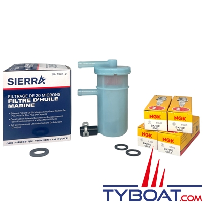 Sierra - Kit entretien compatible moteur Suzuki  DF90, DF100, DF115, DF140 (06-12)