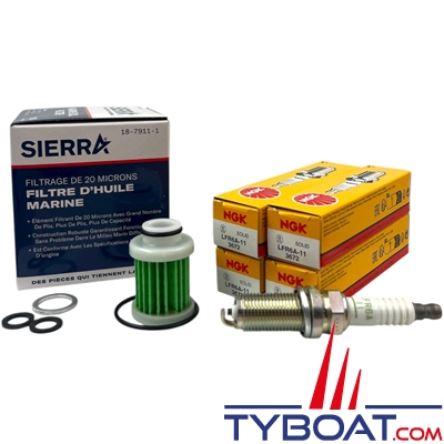 Sierra - Kit entretien compatible moteur Yamaha F(L)115A (2007+)