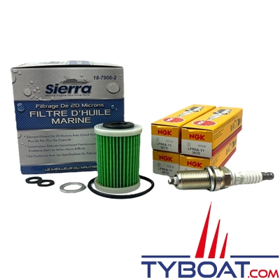 Sierra - Kit entretien compatible moteur Yamaha F(L)150, 175, 200 (SELON TYPE MOTEUR)