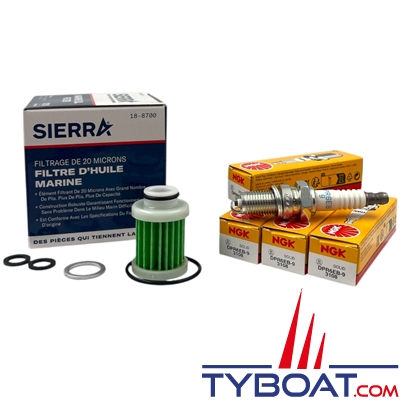Sierra - Kit entretien compatible moteur Yamaha F50F/H, F60C/F, FT50G/J, FT60D/G