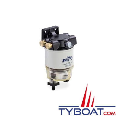 Sierra - Préfiltre à gasoil séparateur d'eau - complet - type Racor 120AP - 30µ