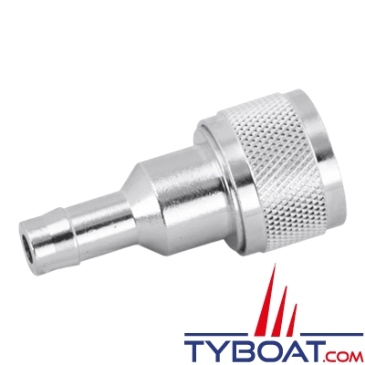 Sierra - Raccord carburant hors bord - 18-80401 - Côté réservoir sur la durite Ø 10mm - Moteur Honda - 1997 & + 