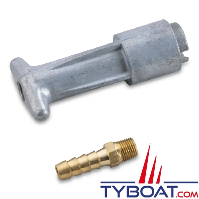 Sierra - Raccord carburant hors bord - Pour durite côté moteur - Ø 8mm - Moteur Mercury - avant 1998
