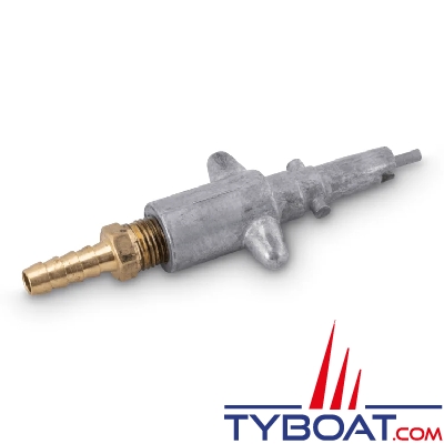 Sierra - Raccord carburant hors bord - Pour durite côté réservoir - Ø 8mm - Moteur Mercury - avant 1998
