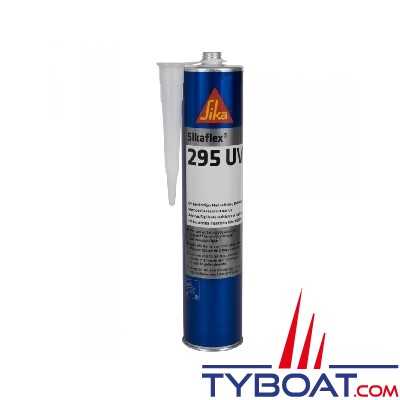 Sika - 295 UV - Joint d'étanchéité et de collage pour hublots - cartouche 300 ml - blanc