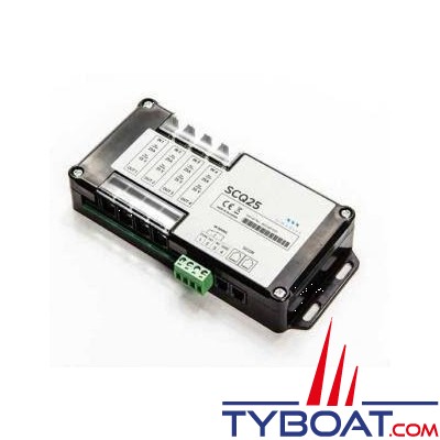 Simarine - Pack PICO Blue - Silver montage en saillie - Avec shunt SC503 + module Quattro SCQ25 + module réservoir ST107 - WIFI