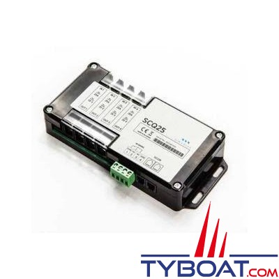 Simarine - SCQ25 Module shunt Quadro 4 x 25 Ampères pour contrôleur Pico