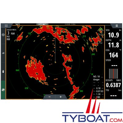 Simrad - Antenne radar HALO24 - 48 MN - Ø 610mm avec câble de 10 mètres