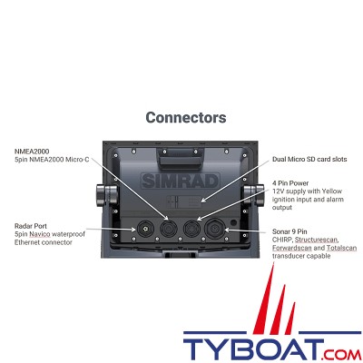 Simrad - Multifonctions GO9 XSR sans sonde