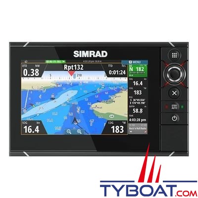 Simrad - Multifonctions NSS  7 Evo2 tactile multitouche avec GPS et sondeurs CHIRP et StructureScan HD intégrés