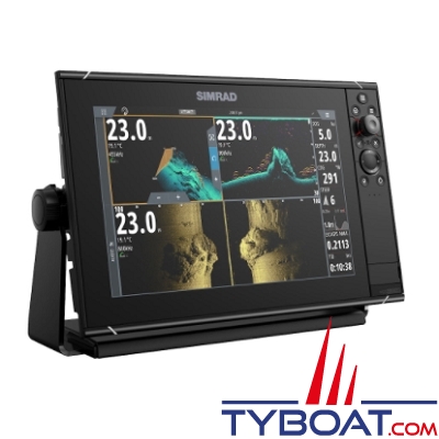 SIMRAD - Multifonctions NSS12 Evo3S - Hybride (tactile/clavier) - GPS / sondeurs CHIRP / Processeur iMX 8 - sans sortie HDMI