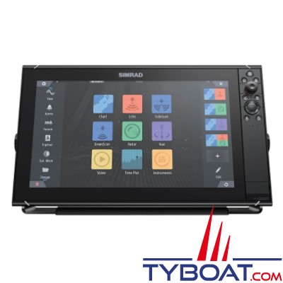 SIMRAD - Multifonctions NSS16 Evo3S - Hybride (tactile/clavier) - GPS / sondeurs CHIRP / Processeur iMX 8