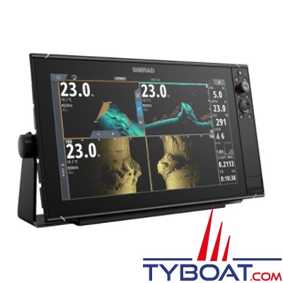 SIMRAD - Multifonctions NSS16 Evo3S - Hybride (tactile/clavier) - GPS / sondeurs CHIRP / Processeur iMX 8