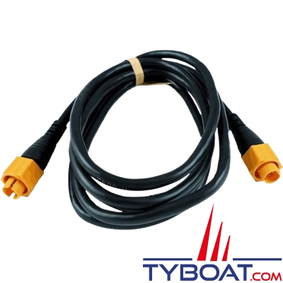 Câble Ethernet prise Jaune de 0.6m