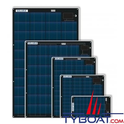 Solara - Panneau solaire - série M - semi-rigide et piétinable - 100 Watts