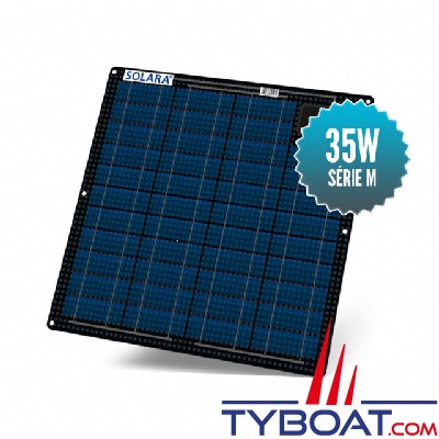 Solara - Panneau solaire - série M - semi-rigide et piétinable - 35 Watts
