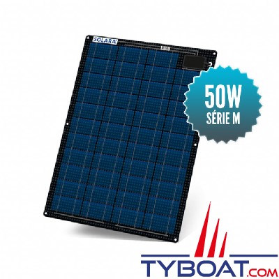 Solara - Panneau solaire - série M - semi-rigide et piétinable - 50 Watts