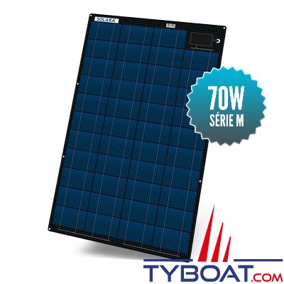 Solara - Panneau solaire - série M - semi-rigide et piétinable - 70 Watts