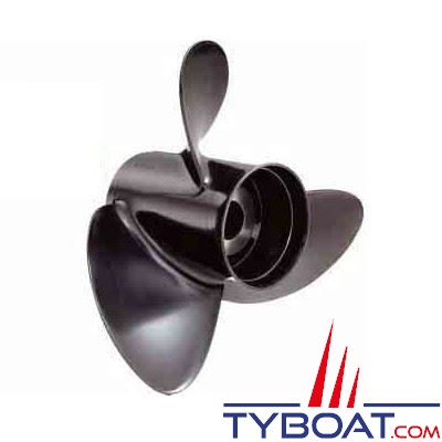 Solas - Hélice hors-bord aluminium RUBEX 3 pâles sans moyeu 150 à 300cv et sterndrive rotation à droite 14,3x21