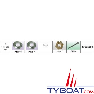 Solas - Kit de montage hélice Honda 135/275CV - groupe E