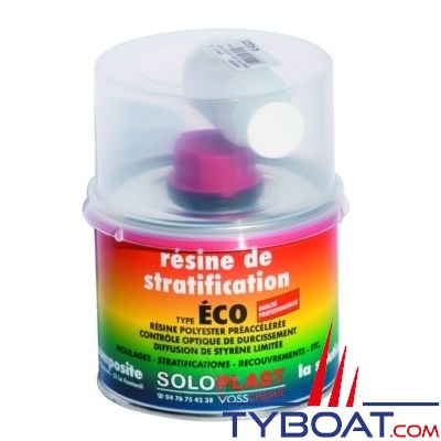 SOLOPLAST - Résine de stratification 0.5 kg