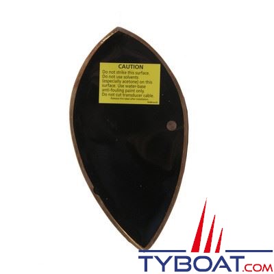 RAYMARINE - Sonde traversante bronze B260 1Kw 50/200 KHz - profondeur et température - connecteur Raymarine - avec fairing 