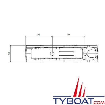 Spinlock - Bloqueur simple XCS - Argent - Ø 6 à 10 mm