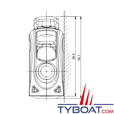 Spinlock - Bloqueur simple XXC Powerclutch - Forte charge - Argent - Ø 8 à 12 mm